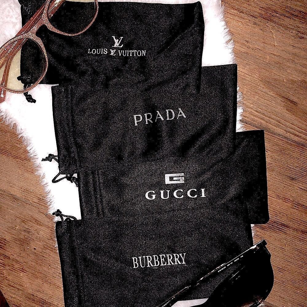 Pick 2 Designer Sunglass dust bag 3x6